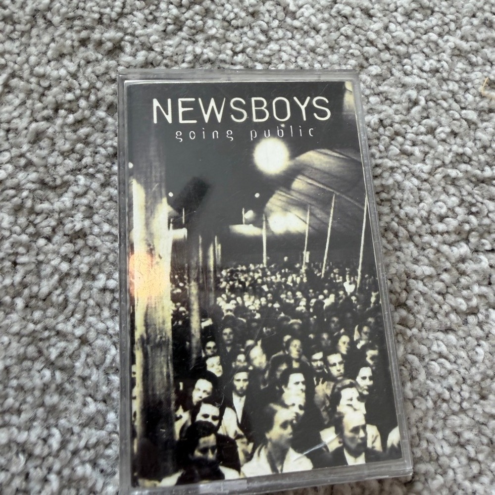 Newsboys Going Public Cassette Tape 1994 Star Song Christian Pop Rock Shine